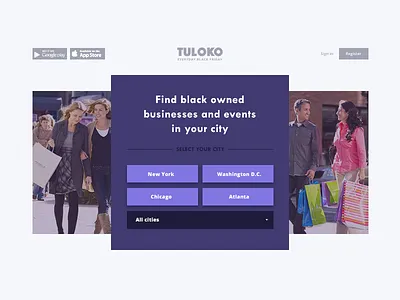 Tuloko app branding flat icon ios landing lettering logo type ui ux web