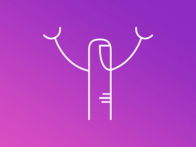 Bad Würds logo app gradient illustration logo logomark