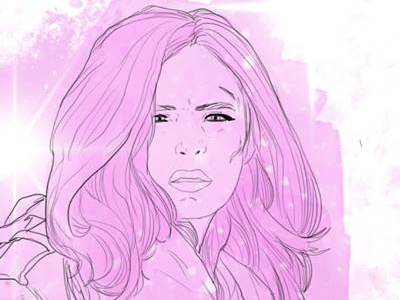 Example of Jessica Jones illustration