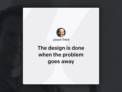 Quote interface jason person profile quote sentence text ui user