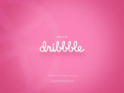 Let's Play debut dribbble invitation thanks