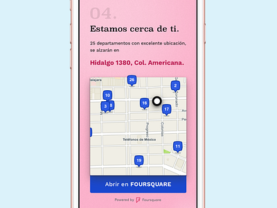 Sneak Peak clean foursquare landing mobile principle responsive ui web