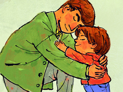 Hug book brushes childrens comics drawing illustration photoshop