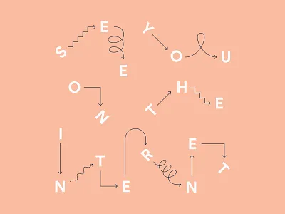 See You on the Internet calibre editorial experimental internet lettering type typography
