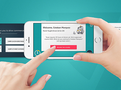 Aceable App app drivers ed driving ios mobile app robot trivia ui