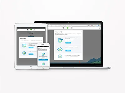 Tax Form Import Widget responsive website ui ux