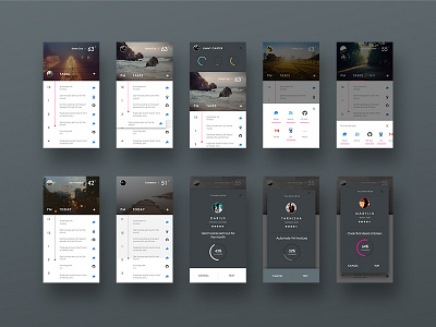 Uber for work app concept material on demand slate uber ui white work