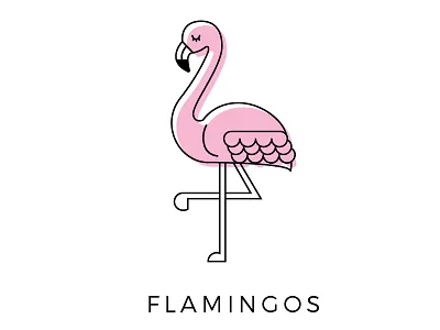Flamingo Icon flamingo icon iconography pink
