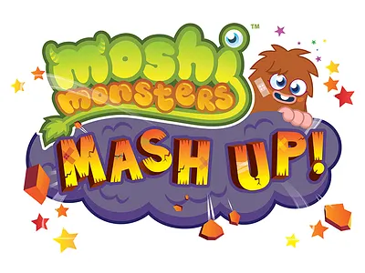 Mosh Monsters Mash Up! logo typography