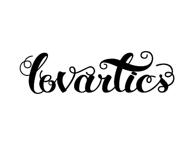 Lovartics Logo art beautiful cute hand lettering lettering lovartics love sophisticated