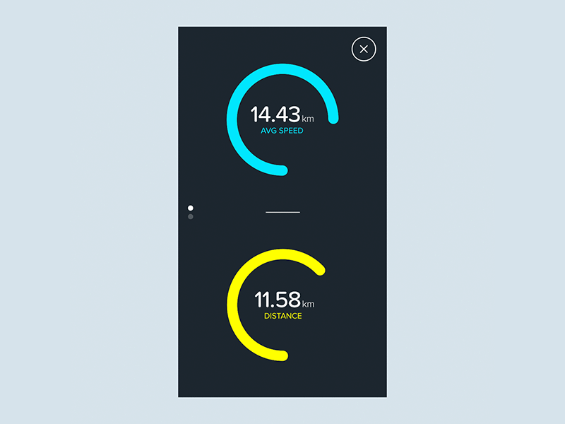 Workout details after effect app dashboard flat health ios material minimal running simple stats workout