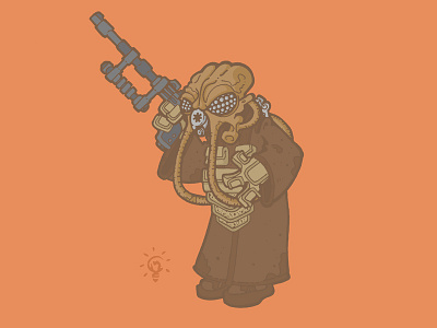 Star Wars: Zuckuss character design personal illustration