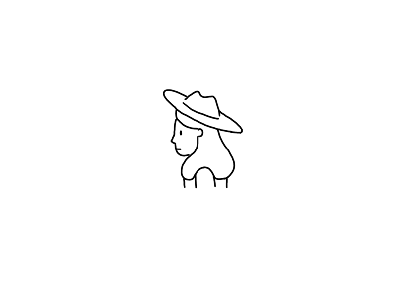 day 23 30 days of animation 360 animation character gif hat western