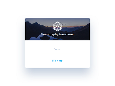 Daily UI #001 - Sign up clean dailyui dropshadow form login minimal minimalistic signup simple