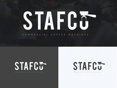 Stafco Logo coffee icon identity lettering logo logotype typography