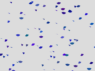 Indigo Leaves art chaos code coding generative grid indigo pattern processing