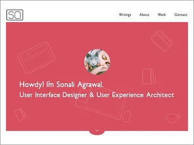 Daily UI Day #003 - Landing Page (above the fold) 003 challenge dailyui desktop landing page sketch ui ux