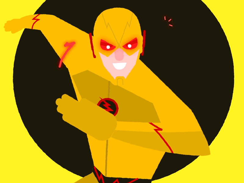 The Reverse Flash adobe aftereffects animation flash loop maninyellow motiongraphics professorzoom reverseflash speedforce timetravel