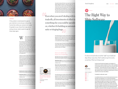 Website for David Sanghera blog grid hoefler layout typography web website