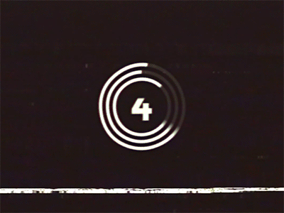 VHS COUNTDOWN #3 blocked bug countdown dark fuck glitch old tv vector vhs wait white