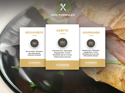 MIF UI design food french maquettage maquette photoshop ui ux web