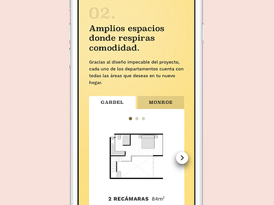 Spaces clean landing mobile principle responsive slider ui web