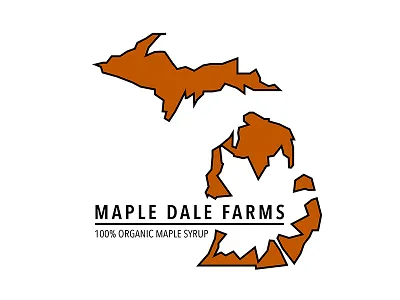 Maple Dale Farms Logo logo maple syrup