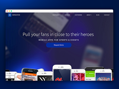 Hopscotch Website WIP gohops homepage hopscotch mobile app website