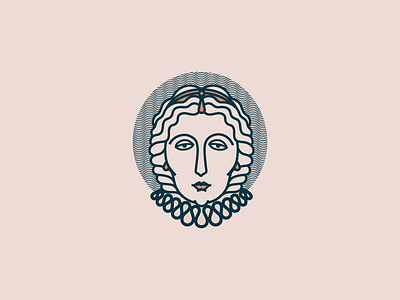 Queen of Strokes elizabeth i illustration line queen vintage wip