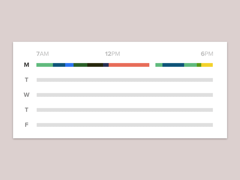 Daily UI 071 - Schedule 071 calendar dailyui schedule