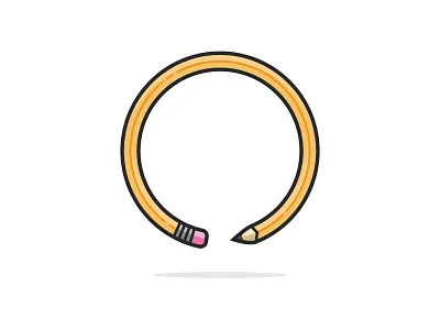 Pencil Ring illustration pencil ring vector
