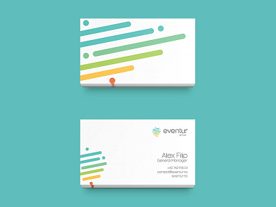 Eventur | Business Card Design branding business cards graphic design icon logo design stationaries