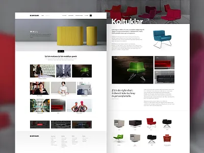 Ersa ersa layout office office furniture web design website