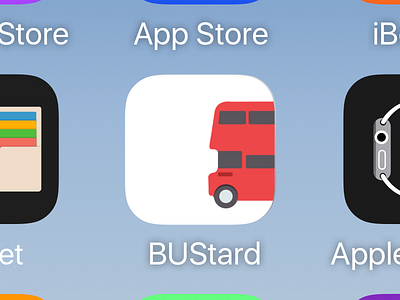 BUStardApp Project app apple bus icon ios london transport