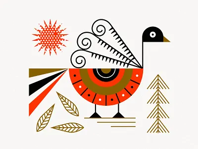 Ancient bird azambuja bird colors illustration martin shapes sun vector