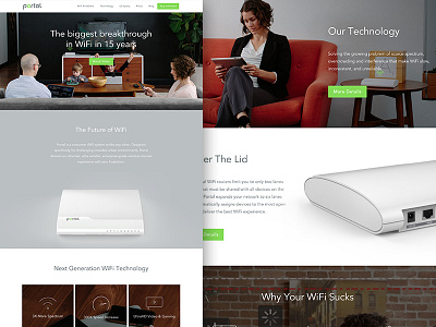 Portal Website photography portal router ui website wifi