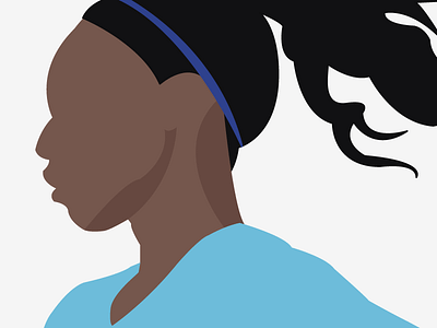 WIP Runner #1 design fitness hair headband health illustration jogging leeds runner running yorkshire