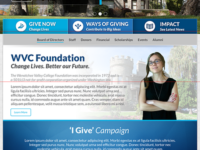 Wenatchee Valley College Website : Foundation college foundation responsive university valley website wenatchee