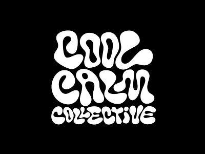 Cool Calm Collective font lettering logo logotype typography vector