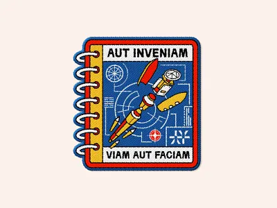 Deployment Playbook: Ethyca Patch Design apparel badge branding cosmic design geometric graphic design illustration line lineart logo merch merch design merchandise minimal monoline patch patch design rocket spaceship