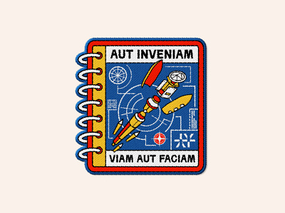 Deployment Playbook: Ethyca Patch Design apparel badge branding cosmic design geometric graphic design illustration line lineart logo merch merch design merchandise minimal monoline patch patch design rocket spaceship