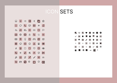 Daily UI : 55 Icon Set...