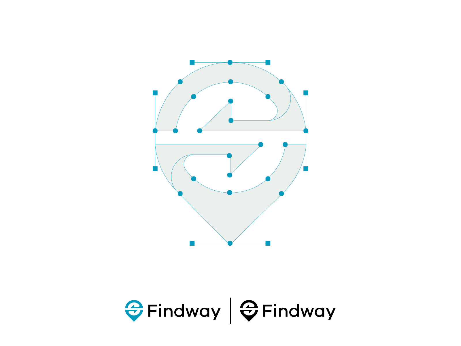 findway- location logo branding design find find way gateway location logo logo logo design minimal path pin travel guide traveling logo way