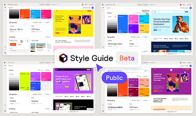 Style Guide Builder - Public M figma relume styleguide ui userinterface webdesign webflow