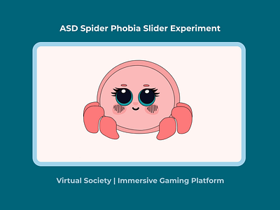 Animated Arachnophobia Slider Tool | Game Design 2d animation 2d motion graphics animated character animated spider animation design game design graphic design illustration motion graphics slider tool svg animation ui uiux user iterface