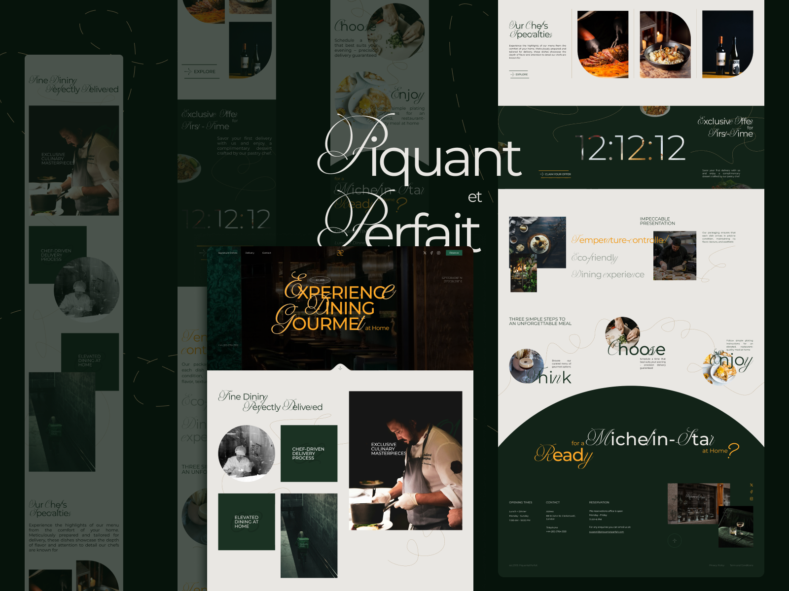 Example of Website for Restaurant & Delivery