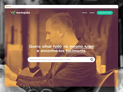 WorkaJobs homepage brand home homepage jobs ui ux work workajobs
