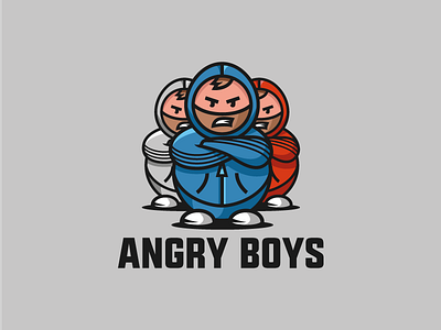 Angry Boys angry boys character gym logo sale sport