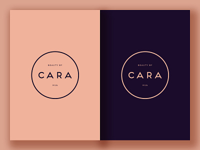 Beauty by Cara beauty branding identity logo make up make up artist mua