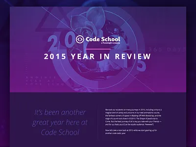Code School: 2015 Year in Review code school year in review